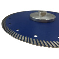 Hot Press 9inch diamond turbo saw blade for cutting granite with M14 flange